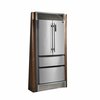 Forno Bovino 37In. French Door Stainless Steel Refrigerator Decorative Grill FFFFD1907-37SG